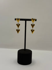 Elegant Gold-Plated Stainless Steel Earrings | Hypoallergenic & Tarnish-Resistant