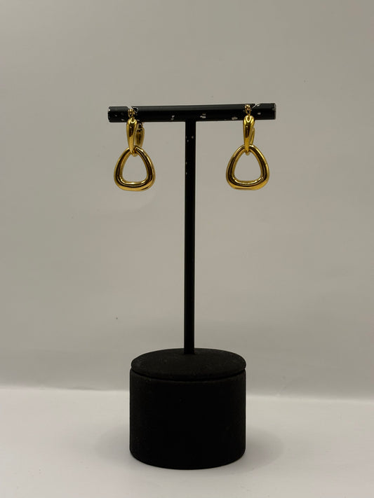 Elegant Gold-Plated Stainless Steel Earrings | Hypoallergenic & Tarnish-Resistant