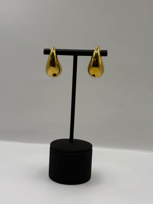 Elegant Gold-Plated Stainless Steel Earrings | Hypoallergenic & Tarnish-Resistant