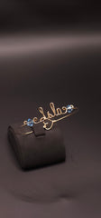 Birthstone Name Cuff Bracelet | Crafted From High-Quality 14K Gold-Filled Material