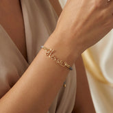 minimalist handcrafted cord bracelet with 14K gold-filled charm, designed for everyday elegance