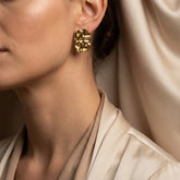 Elegant Gold-Plated Stainless Steel Earrings | Hypoallergenic & Tarnish-Resistant