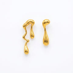 Liquid Gold Drop Earrings | Perfect for Everyday Wear or Special Occasions