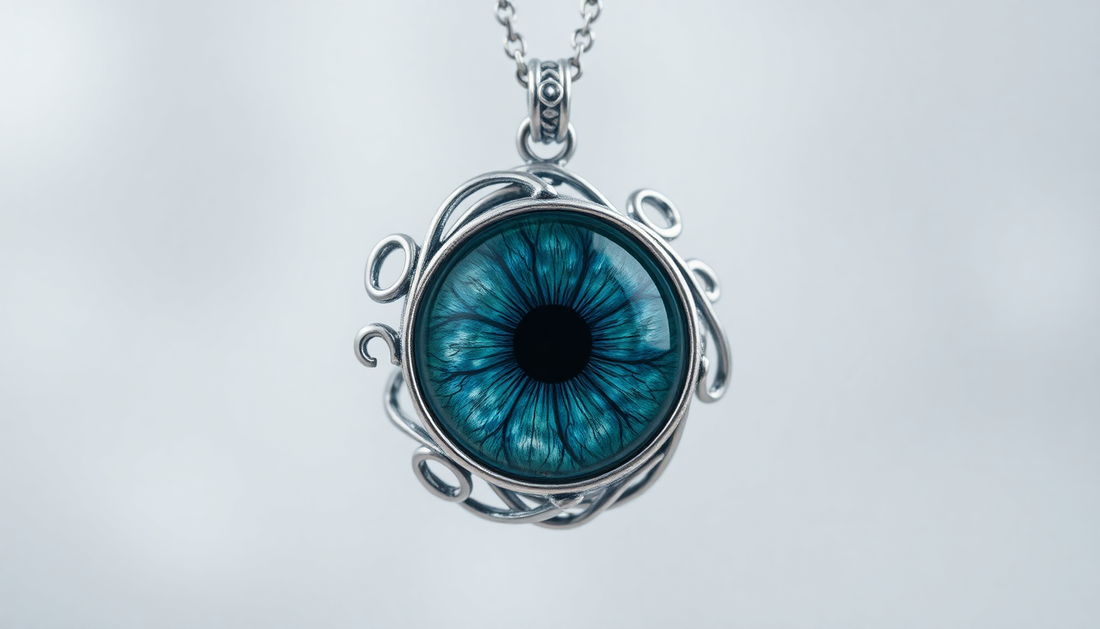 Capture Your Gaze: Unveiling the Beauty of a Custom Eye Iris Necklace