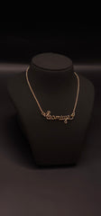 Customised Name Pendant | 14k gold | 925 Italian Silver | Rose Gold Filled