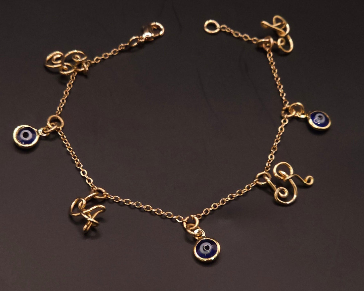 Eye Anklet – 14K Gold Filled Evil Eye Pendant with Free Gold-Plated Chain | Essme
