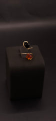 Dual Crystal Adjustable Ring | Glow Ring | 14k | Rose Gold | Italian Silver