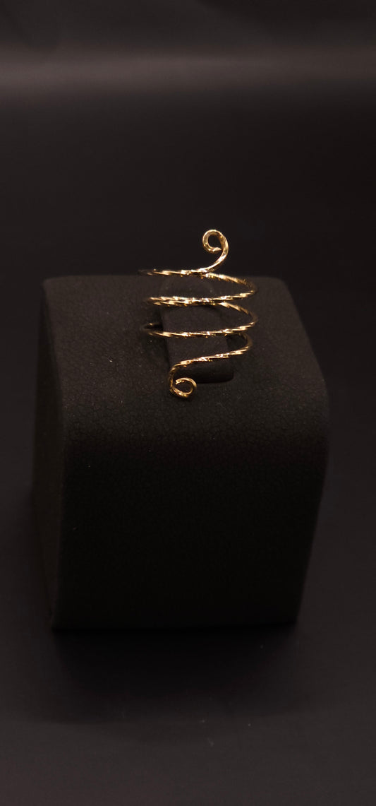 Swirl – 14K Gold Filled Adjustable Ring | Essme