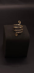 Swirl – 14K Gold Filled Adjustable Ring | Essme