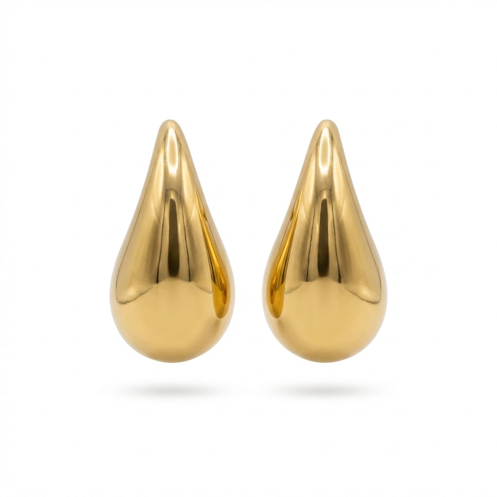 Elegant Gold-Plated Stainless Steel Earrings | Hypoallergenic & Tarnish-Resistant | Earings For Woman